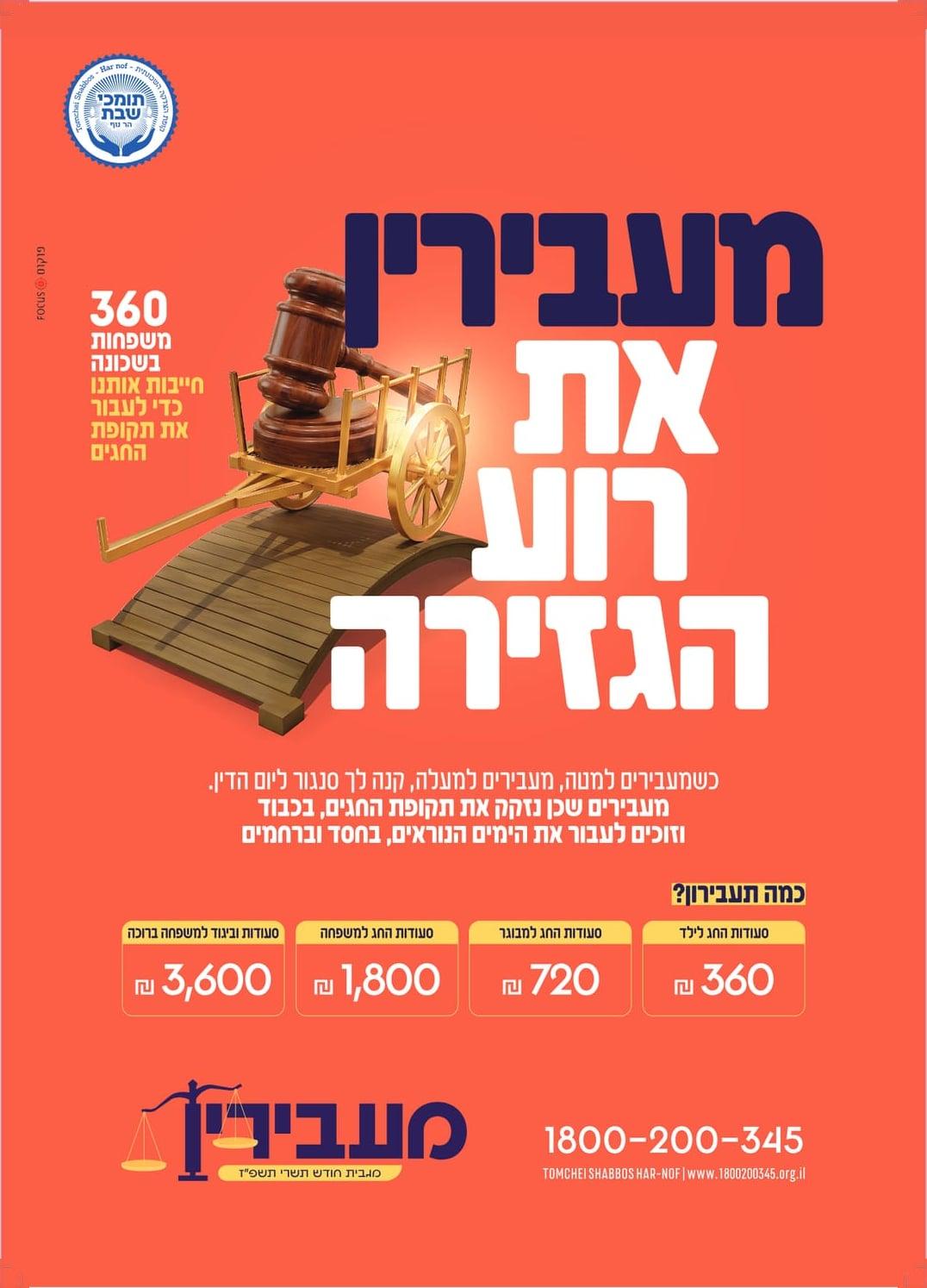 מודעה — מעבירין את רוע הגזירה